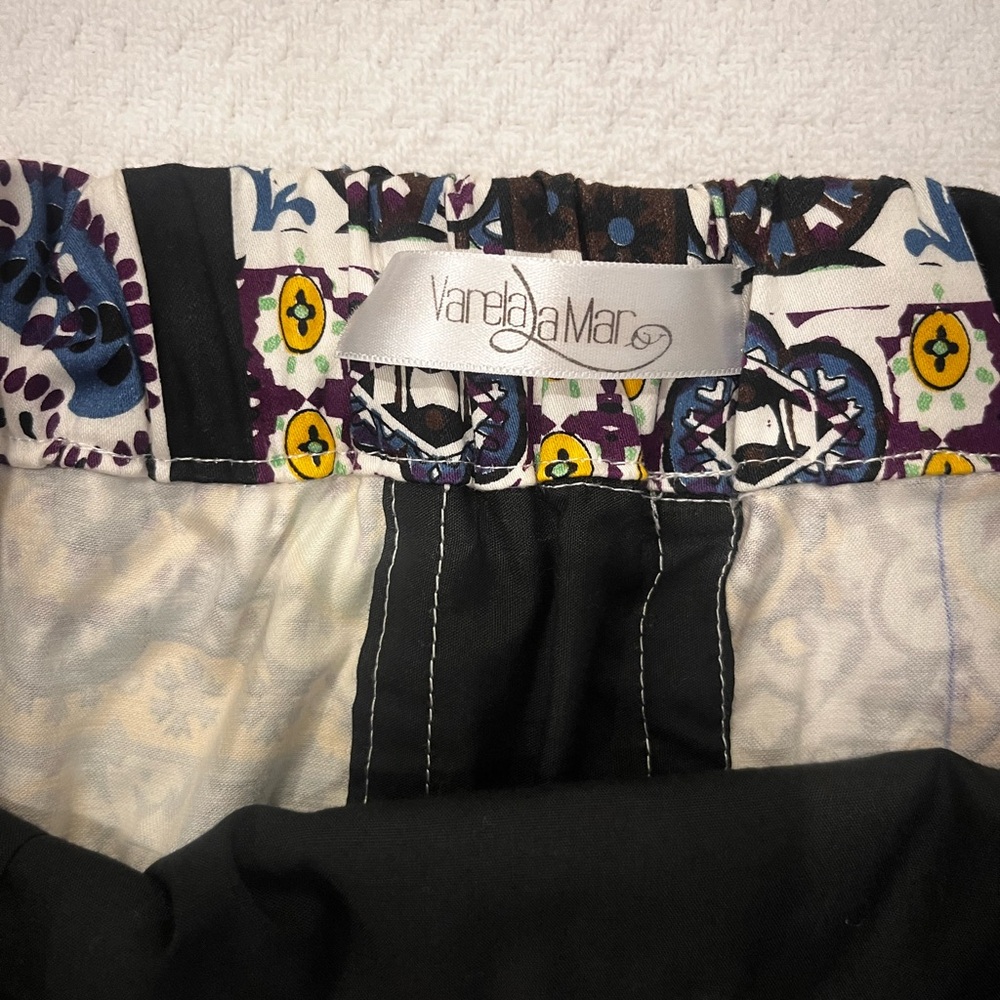 Handmade Upcycled Multicolor Mosaic Paisley Patterned Women's Pencil Skirt OS - Picture 5 of 17